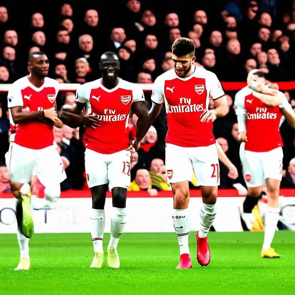 Trận đấu giữa Arsenal và PSV