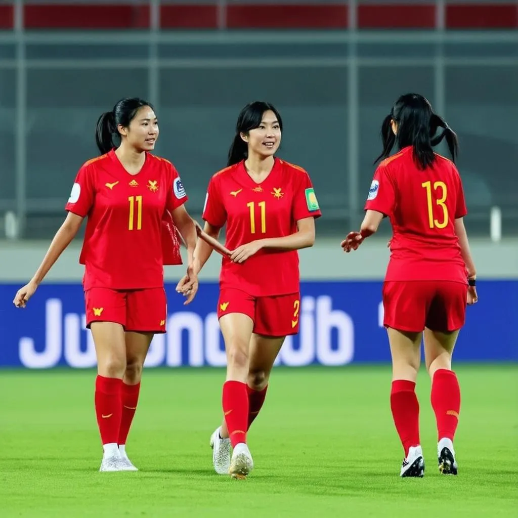 Bóng đá nữ Việt Nam chiến thắng vòng bảng Asiad 2023