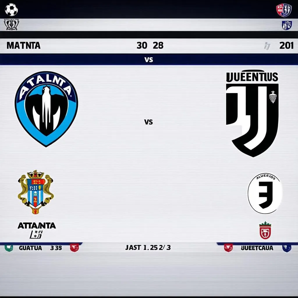 Kết quả trận đấu Atalanta vs Juventus