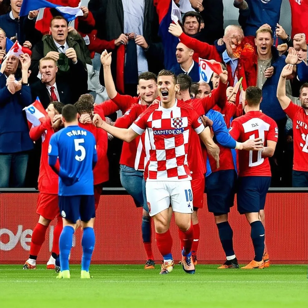 Croatia thi đấu World Cup