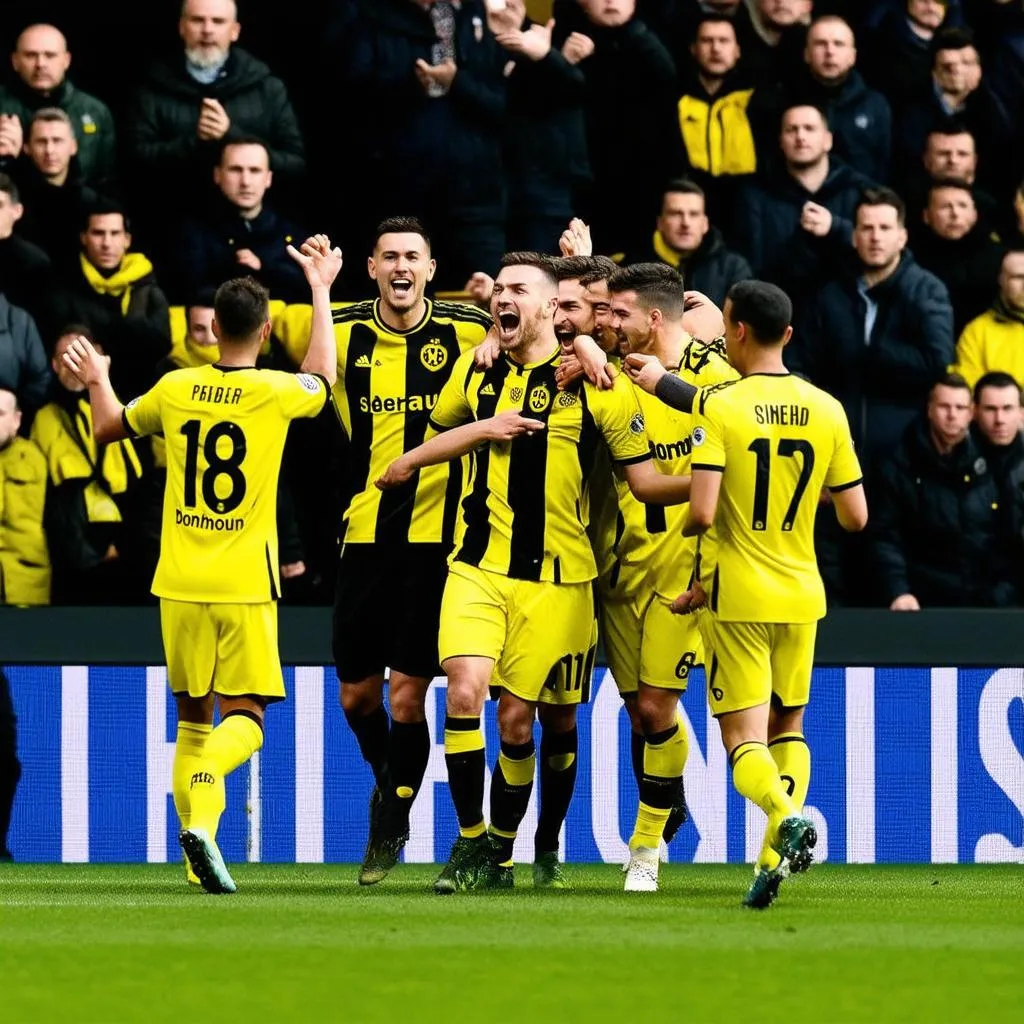 Các cầu thủ của Dortmund