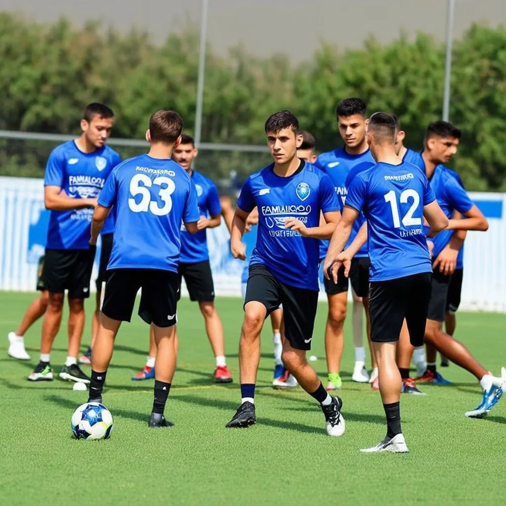 Famalicão U23 training