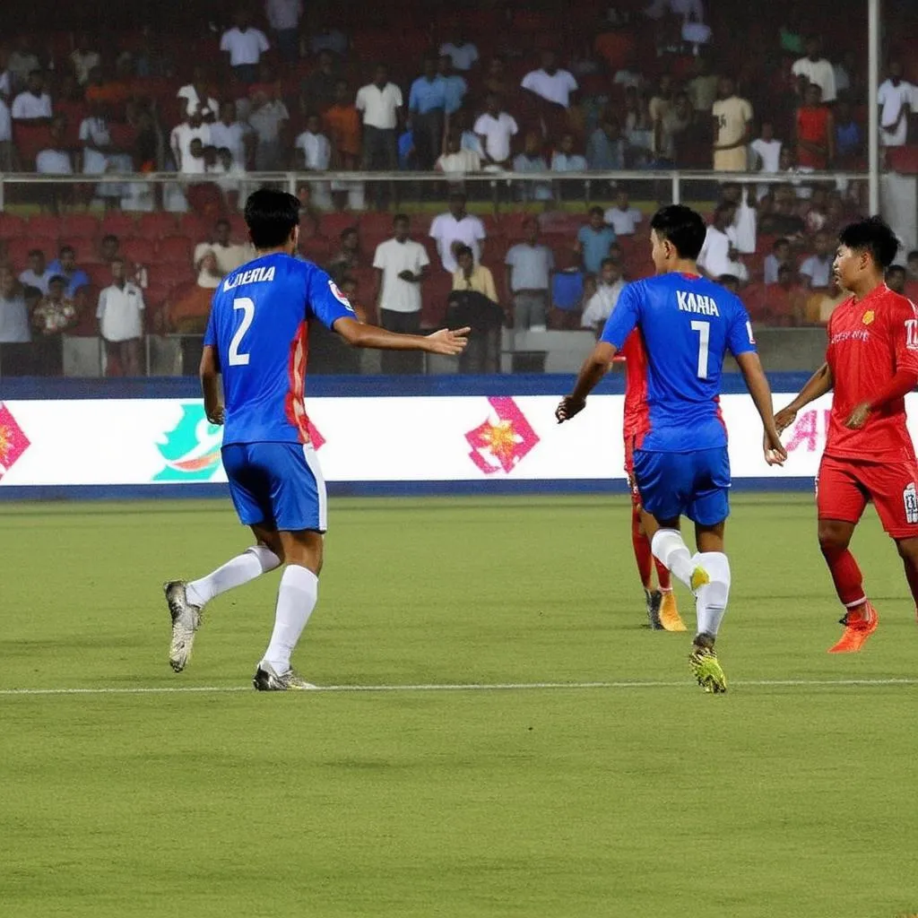 Myanmar vs Campuchia football