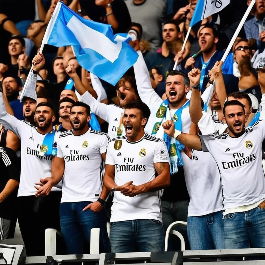 Cổ động viên Real Madrid cuồng nhiệt