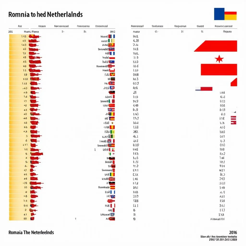 Lịch sử đối đầu Romania vs Hà Lan