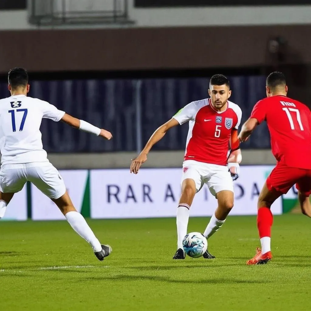 U17 Anh và U17 Iran đối đầu