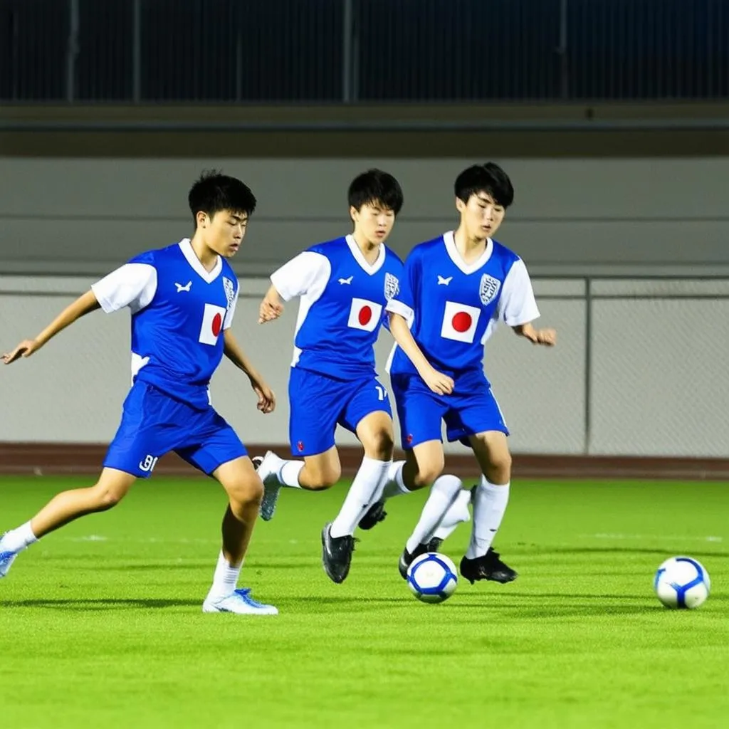 U17 Nhật Bản thi đấu