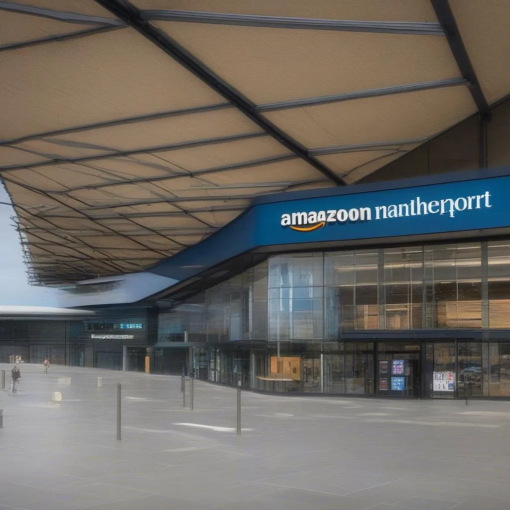 Amazon Manchester Airport: A bustling shopping hub