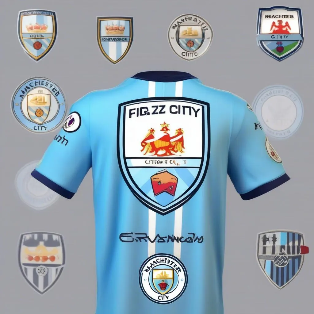 Áo Dream League Soccer 2018 Manchester City: Mẫu áo độc đáo, đẳng cấp, thể hiện cá tính mạnh mẽ