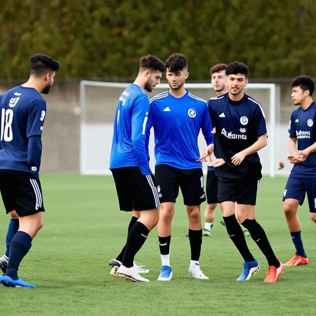 Atalanta U19 Luyen Tap Phan Cong Tac Chien