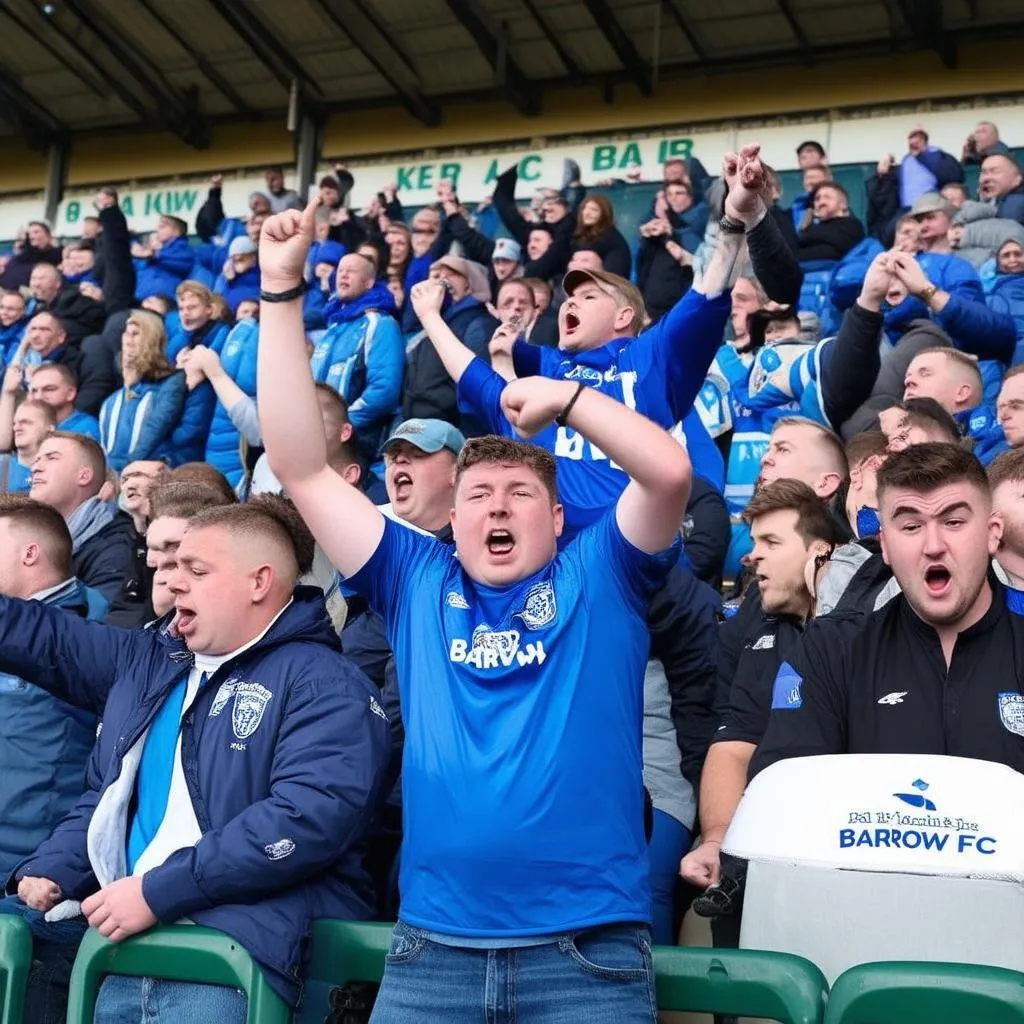 Barrow FC fans