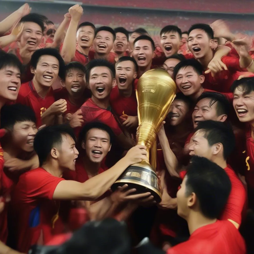 Bóng đá Việt Nam chiến thắng AFF Cup