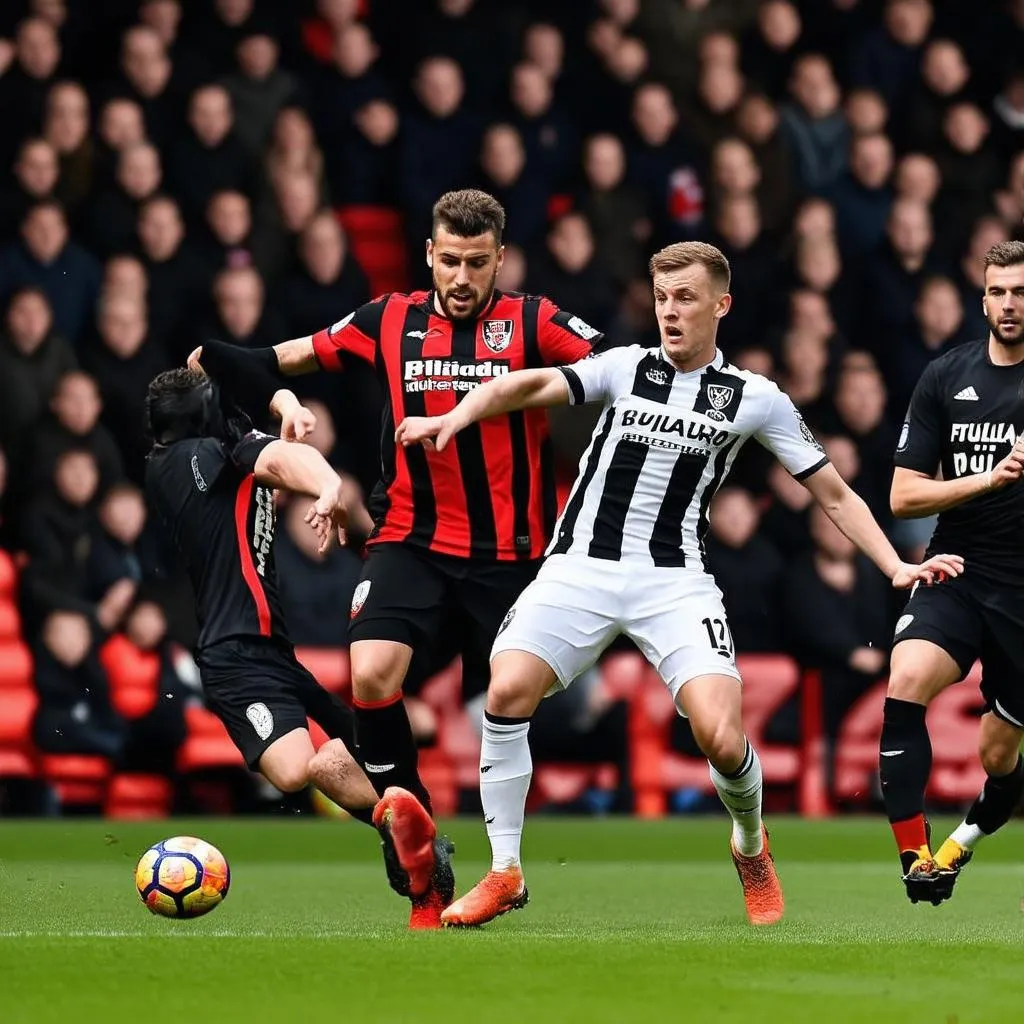 Bournemouth đấu với Fulham