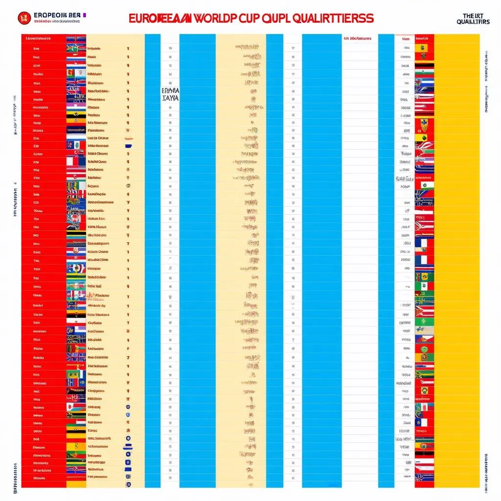 bảng xếp hạng vòng loại world cup 2022 châu âu