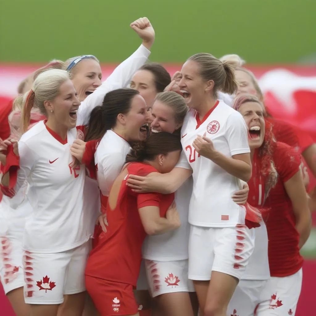 Canada vô địch bóng đá nữ Olympic