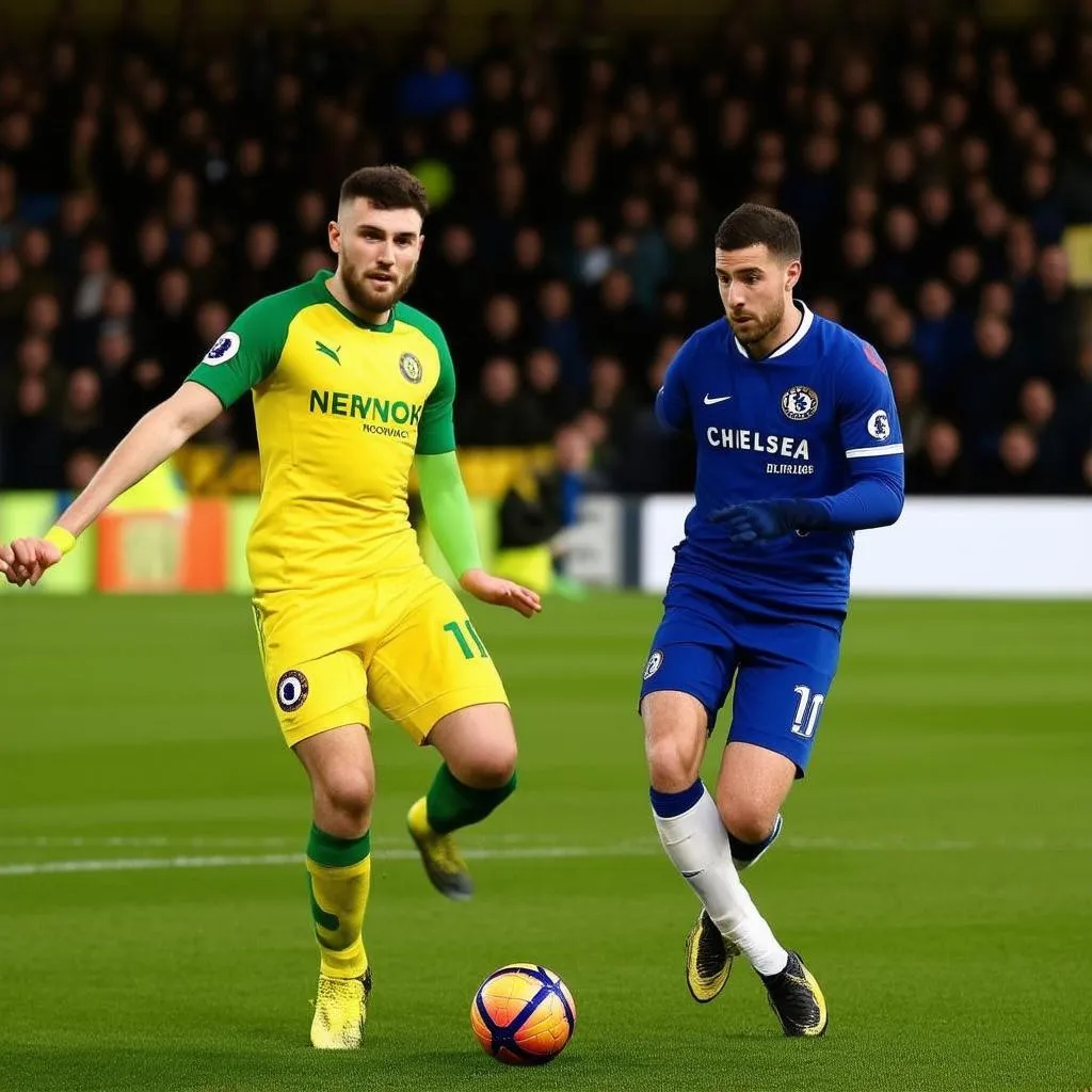 Trận đấu Norwich vs Chelsea