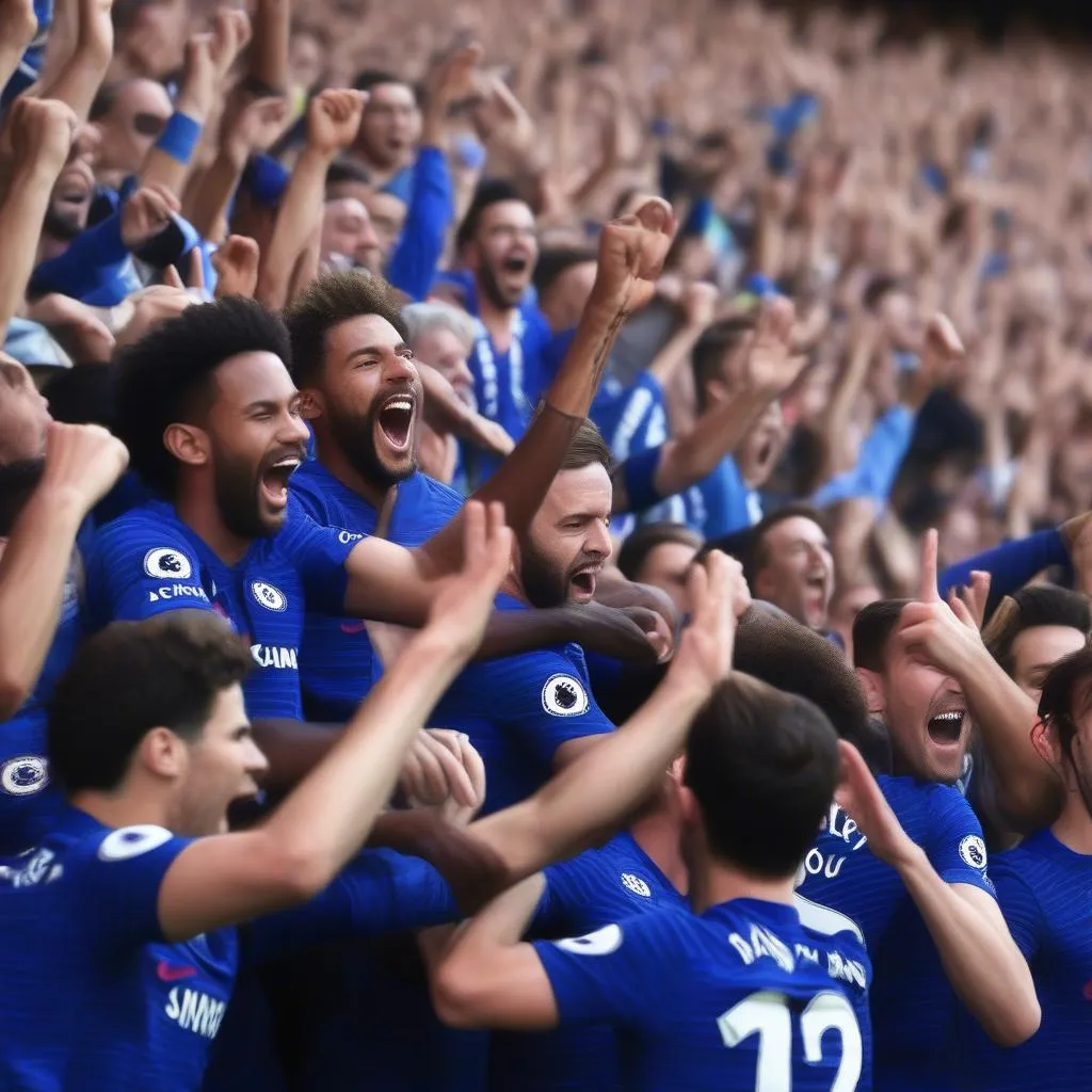 Niềm vui chiến thắng Chelsea