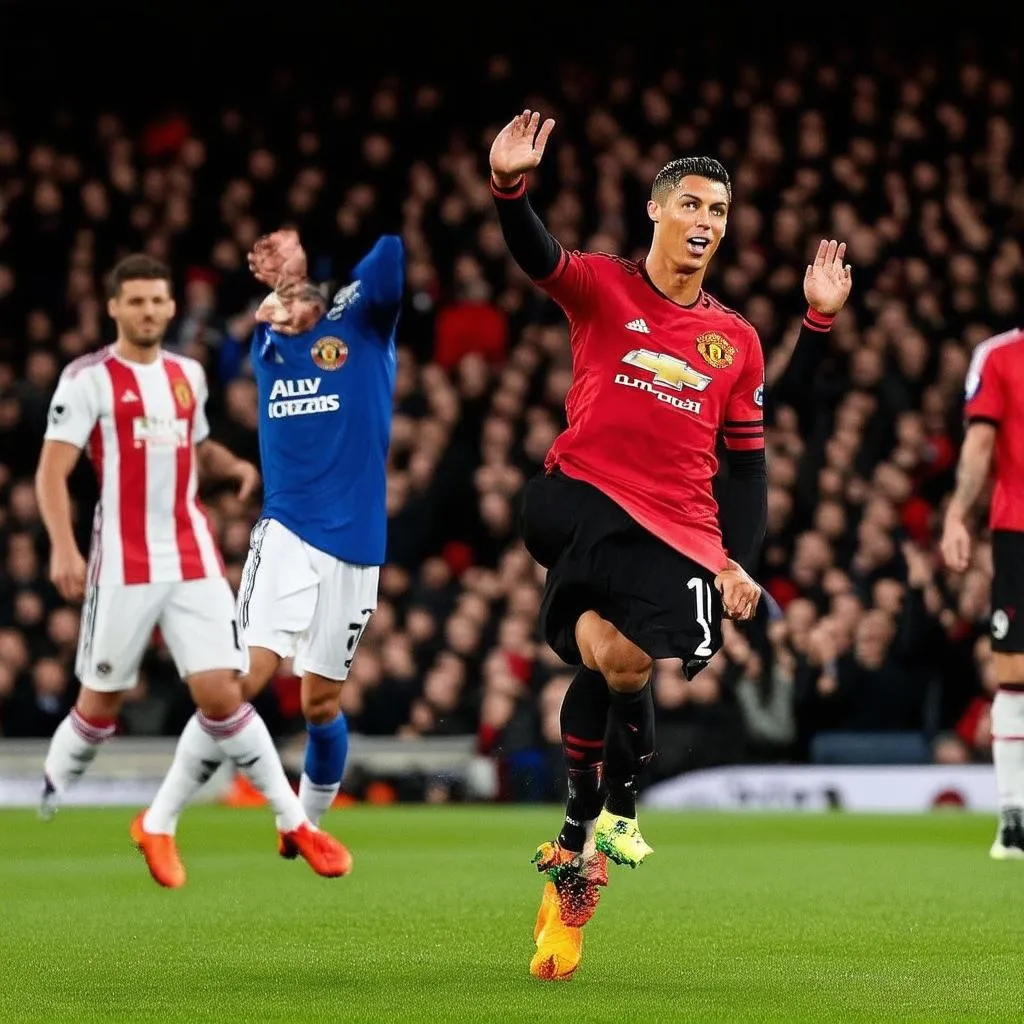 Cristiano Ronaldo ghi bàn thắng phút cuối cho Manchester United