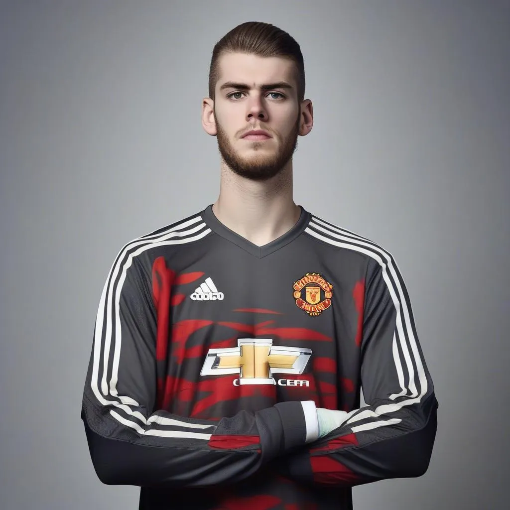 David De Gea, thủ môn của Manchester United trong mùa giải 2012-2013