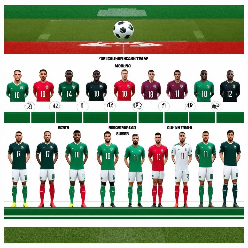 Đội hình Mexico hiện tại