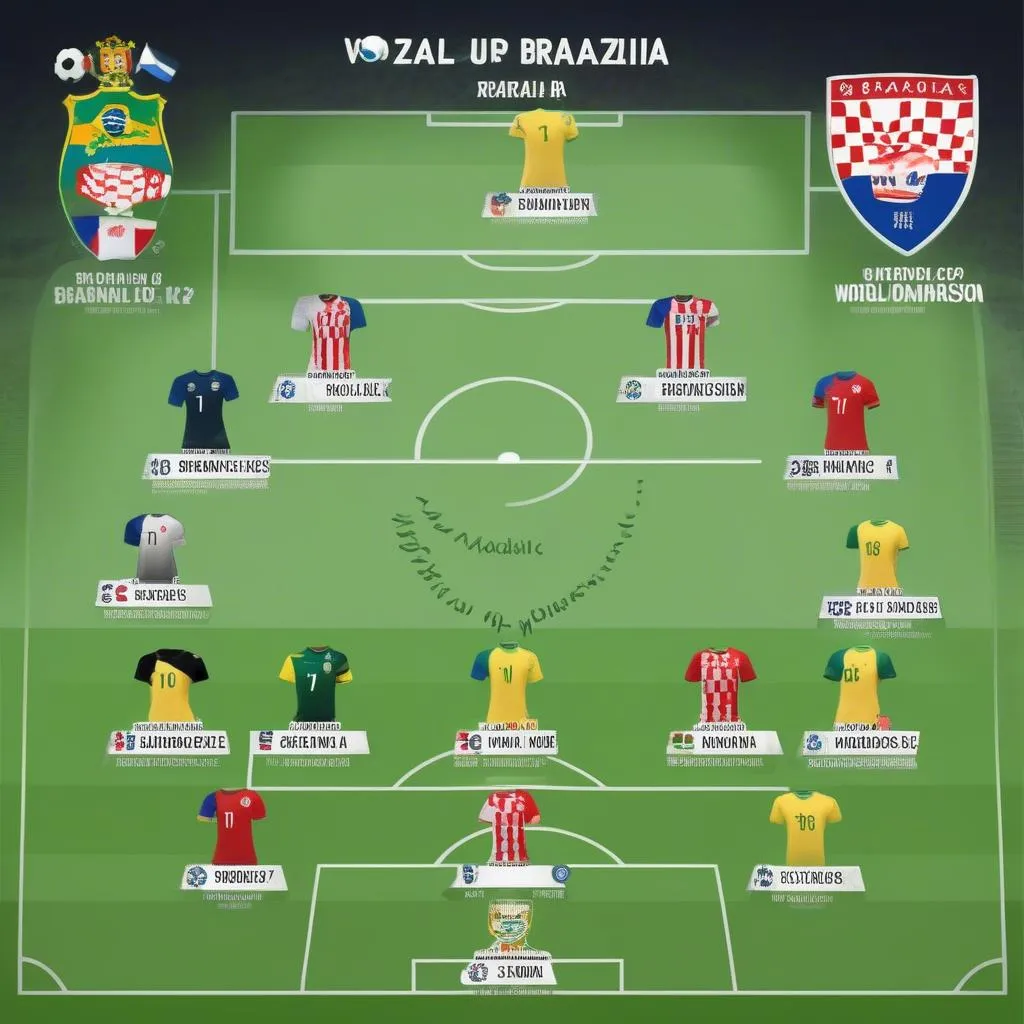 Đội hình ra sân Brazil vs Croatia tứ kết World Cup 2022