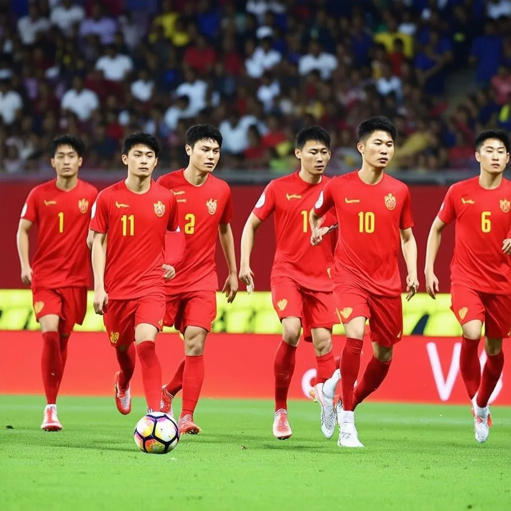 Đội tuyển Việt Nam thi đấu Asian Cup