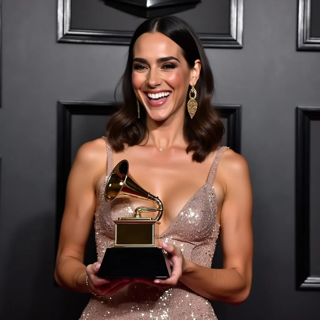 Dua Lipa nhận giải Grammy 2019