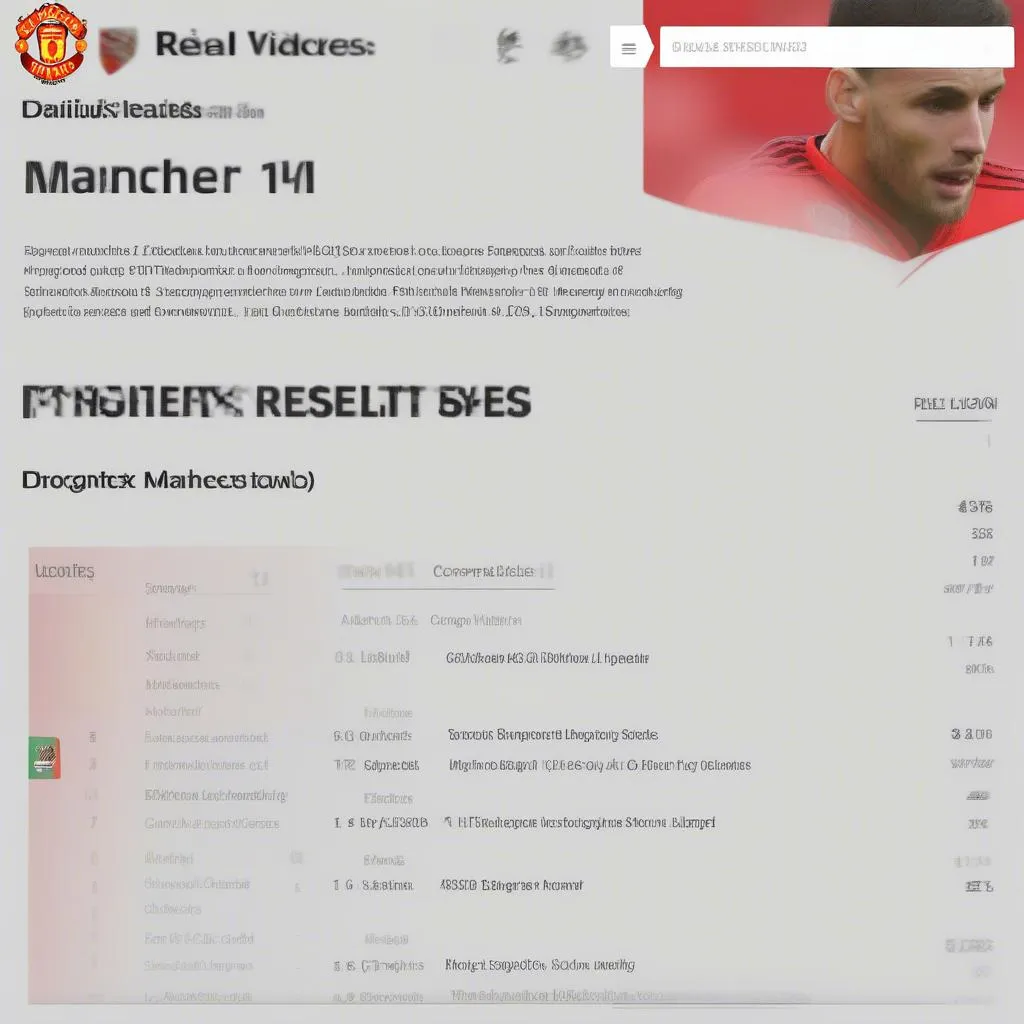 FM20 Manchester United FMData: Kết Quả Và Thống Kê