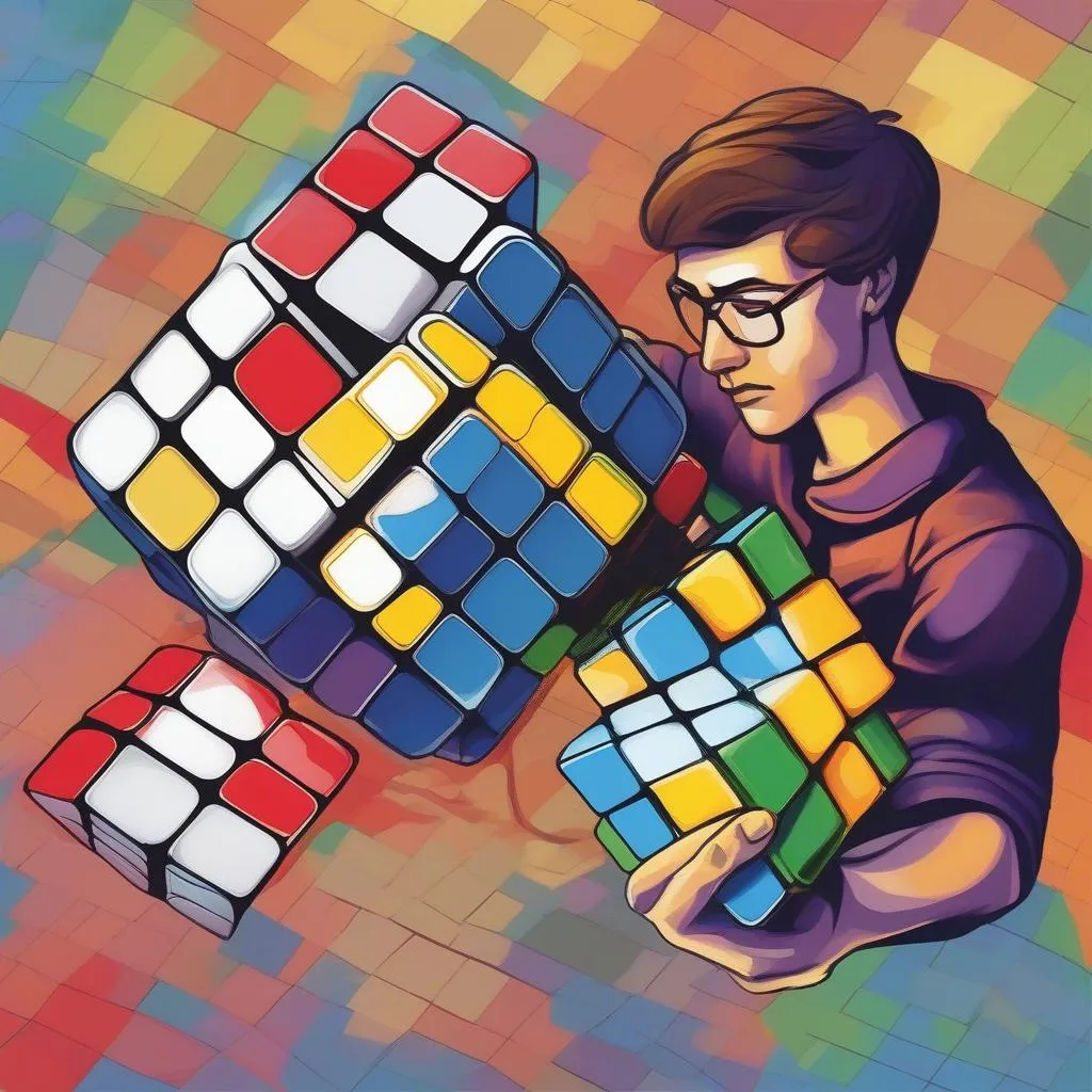 Tập trung và kiên trì: Chìa khóa chinh phục Rubik 2x2