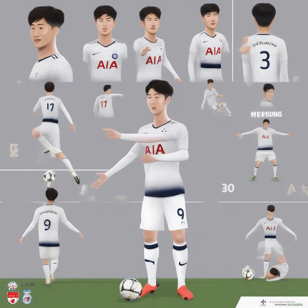 Son Heung-min - Tiền đạo của Tottenham Hotspur - Nhận định Hàn Quốc vs Malaysia