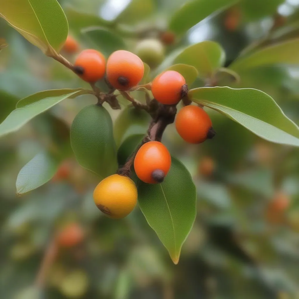 Cây hoa quả gan Hovenia Dulcis