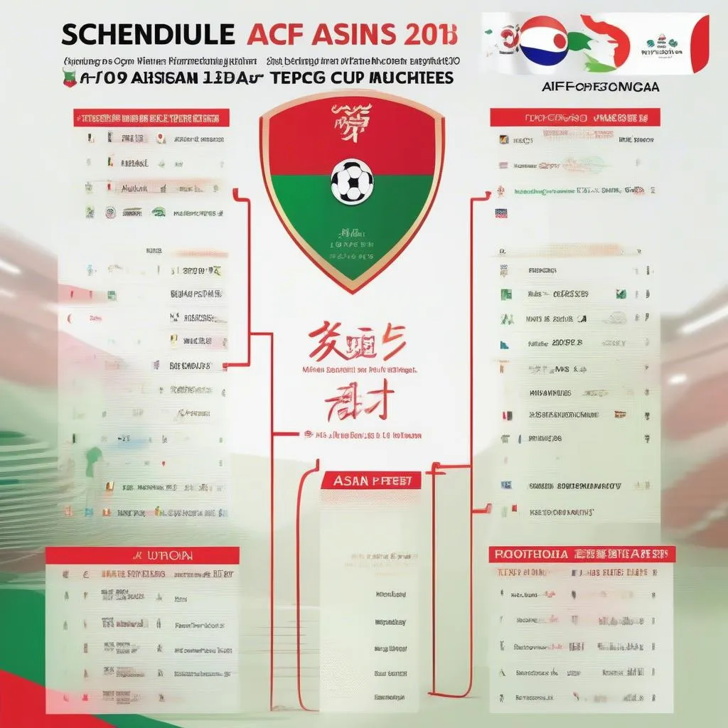 Lịch thi đấu AFC Châu Á