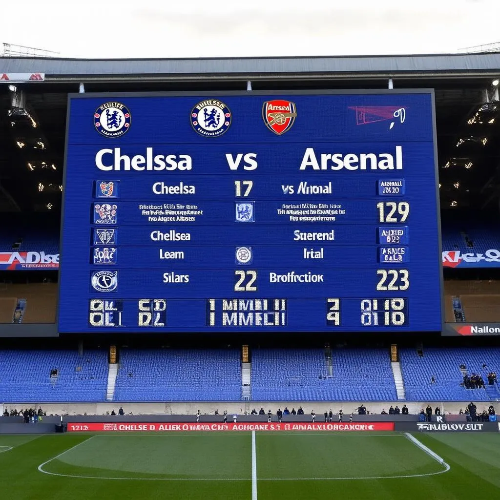 KQBD Chelsea vs Arsenal