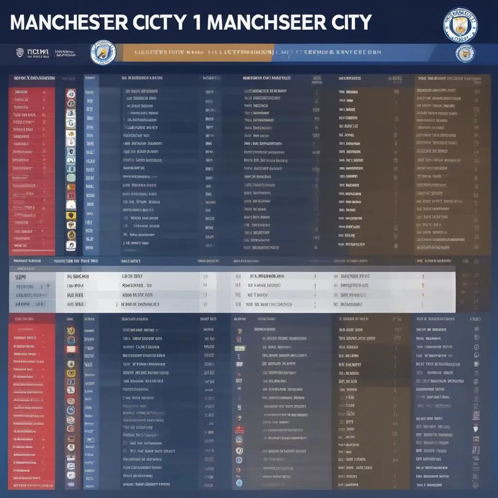 Lịch thi đấu Leicester vs Manchester City