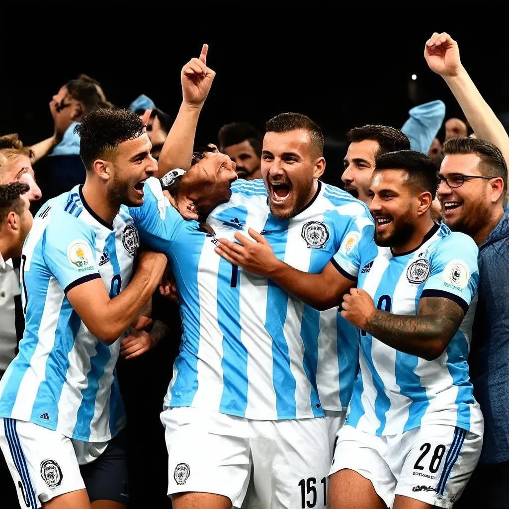 Lịch đá Argentina tại Copa America