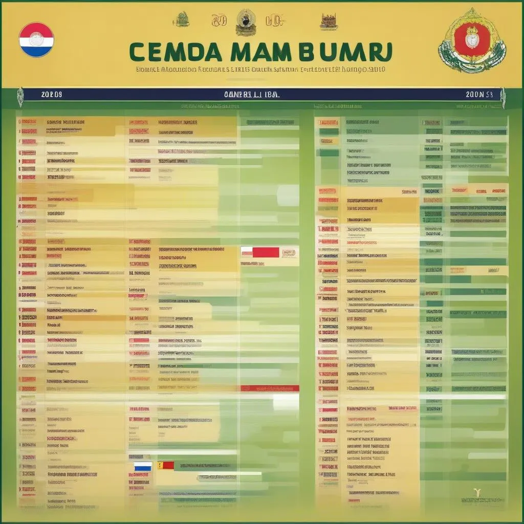 Lịch Thi Đấu Campuchia vs Brunei - Bóng Đá Đông Nam Á