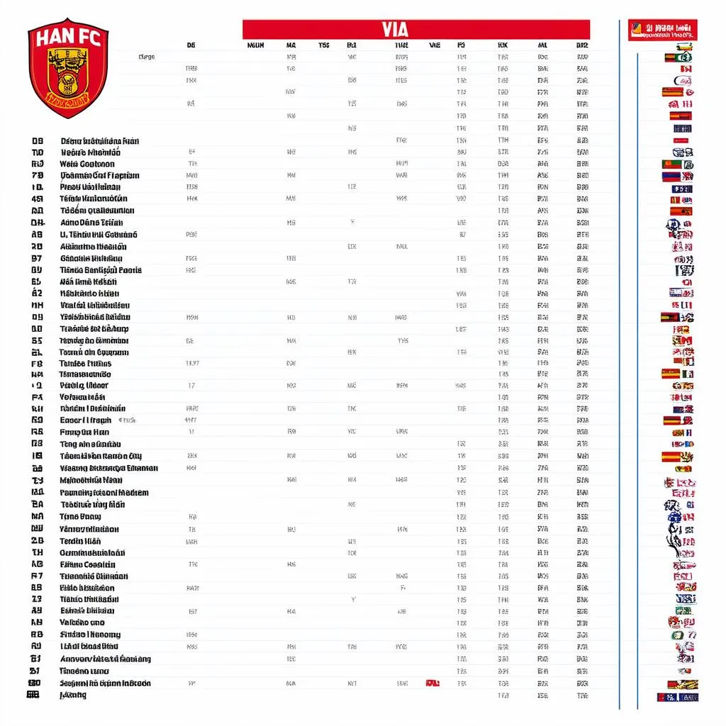 Lịch Thi Đấu Hà Nội FC