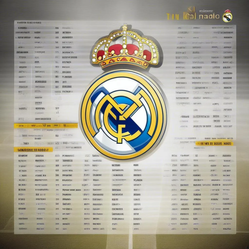 Lịch Thi Đấu Real Madrid