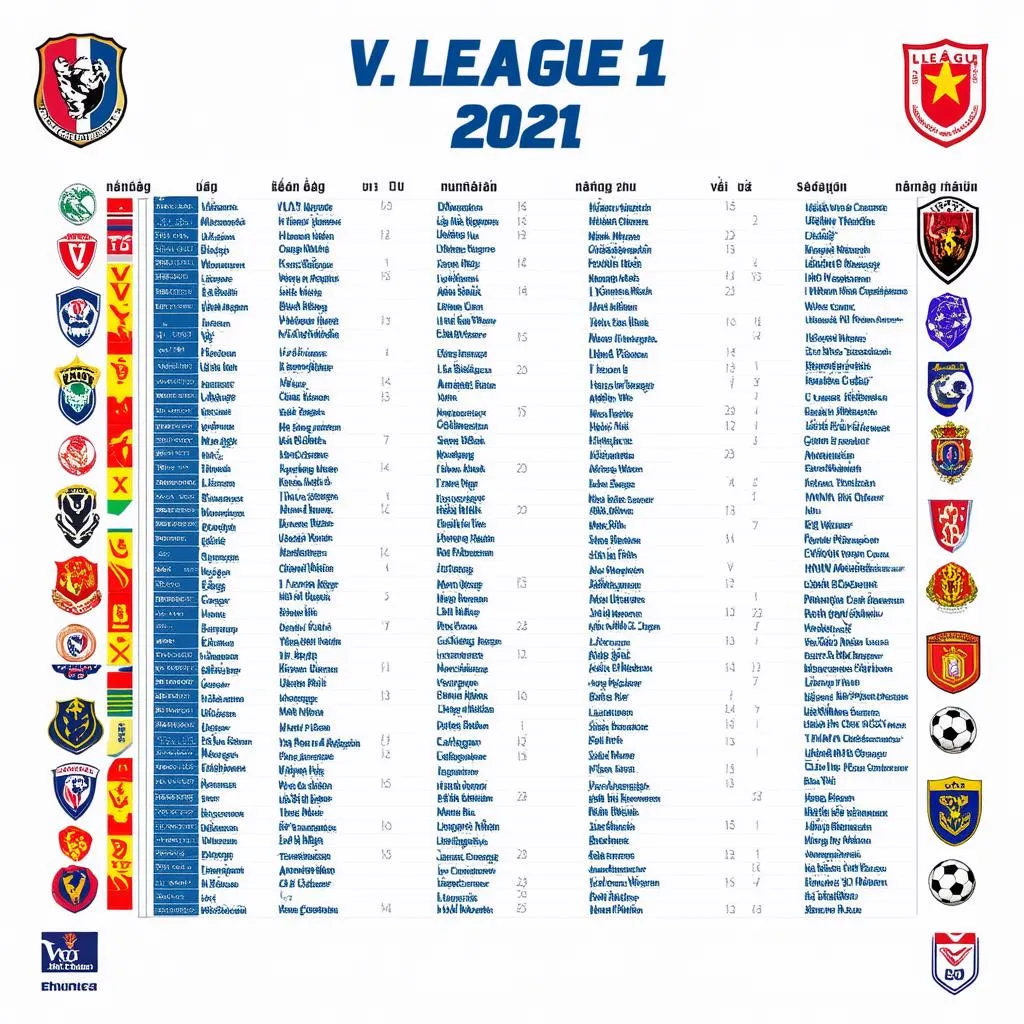 Lịch Thi Đấu V-League 2021