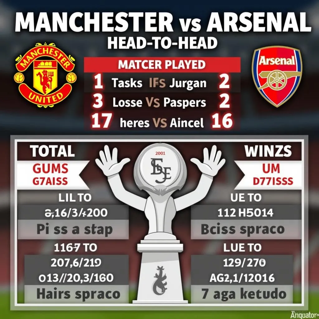 Lịch sử đối đầu Manchester vs Arsenal