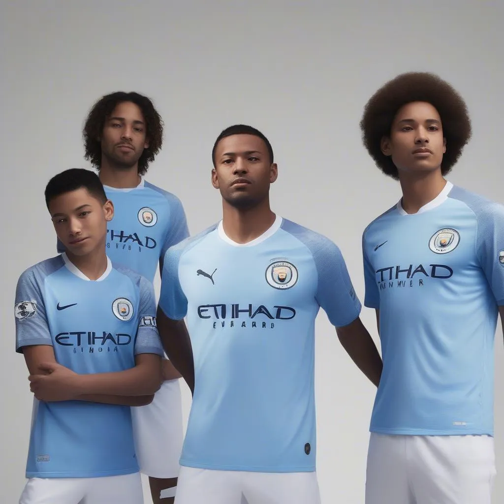 Dls Manchester City Kit 18 sân nhà