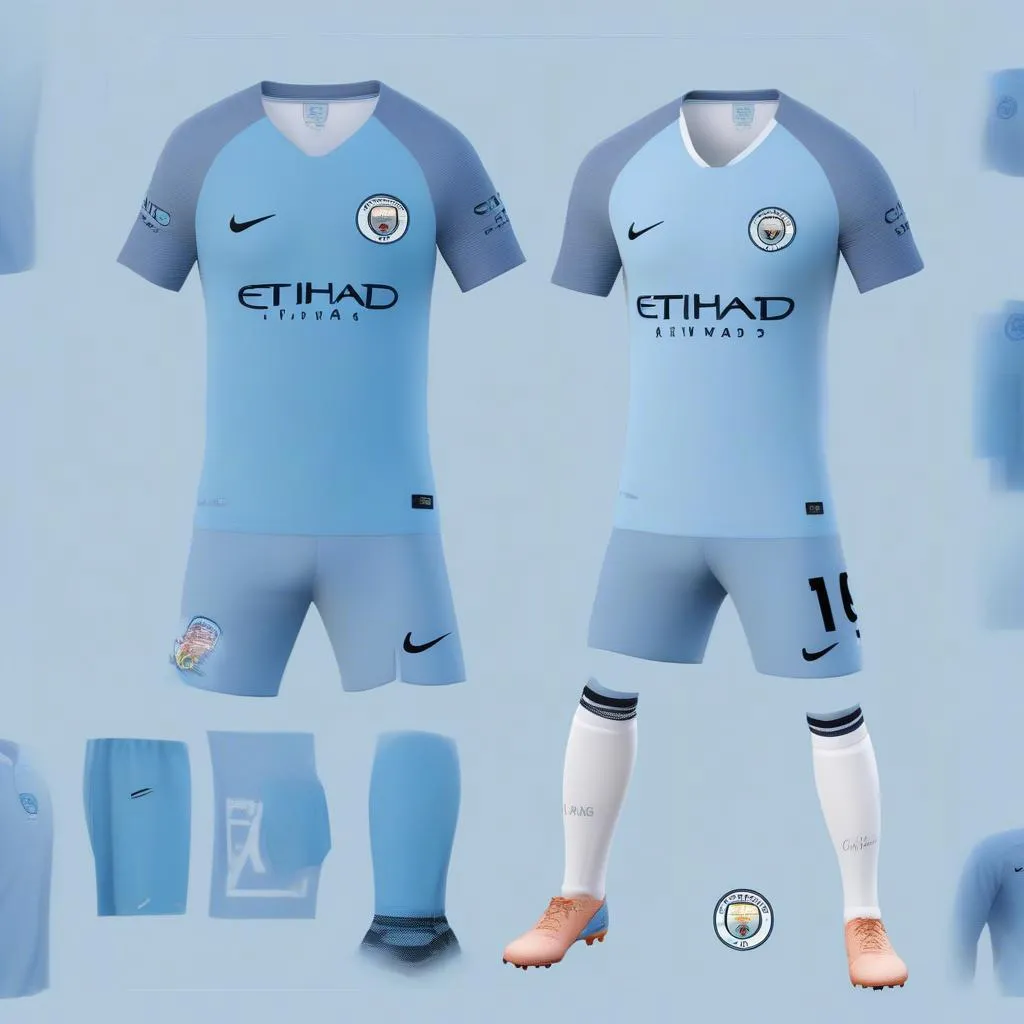 Áo đấu chính hãng Manchester City DLS 19