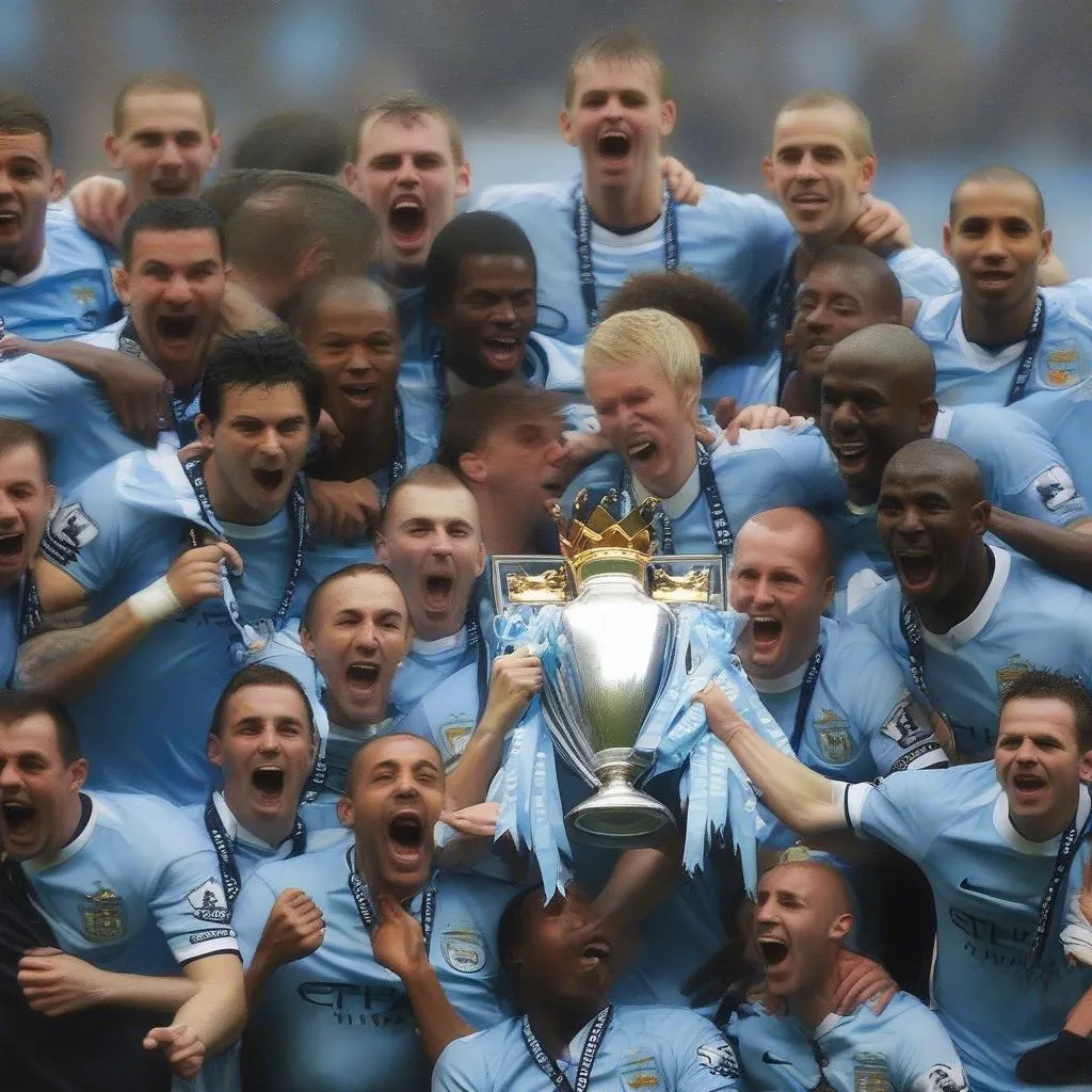 Manchester City vô địch Ngoại Hạng Anh năm 2012