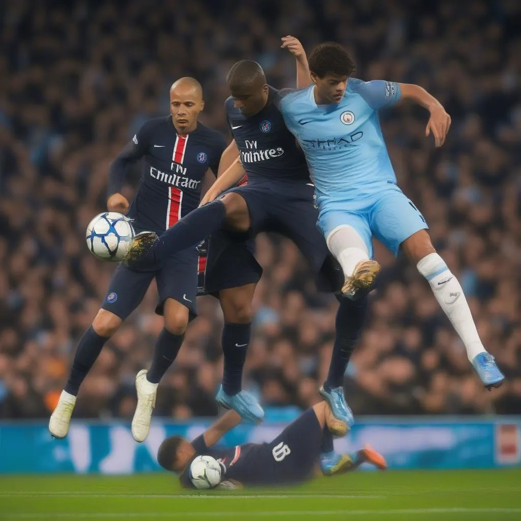 Manchester City vs PSG Highlights YouTube: Cơn Lốc Xanh Đánh Bại "Gã Nhà Giàu"