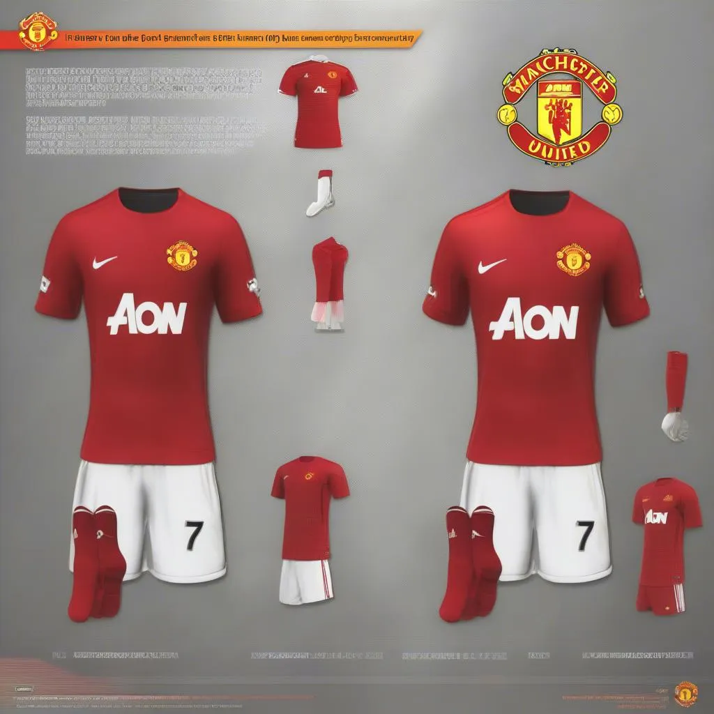 Tải xuống bộ kits Manchester United 2008-2009 cho PES 2017