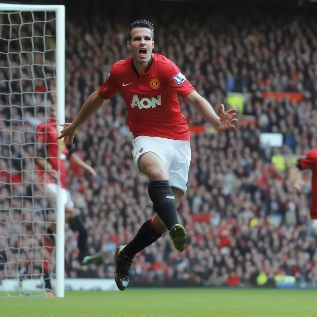 Robin van Persie ghi bàn cho Manchester United mùa giải 2011-12