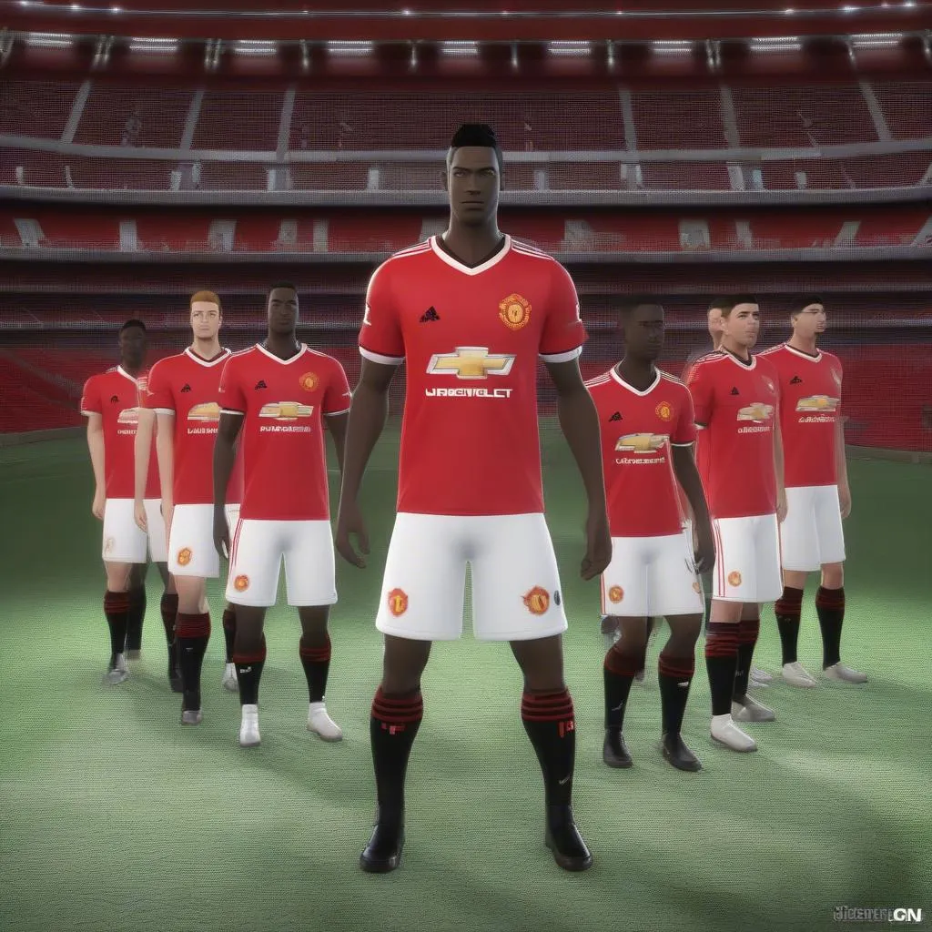 Bộ trang phục Manchester United Kit 2020 Dream League dành cho game Dream League Soccer