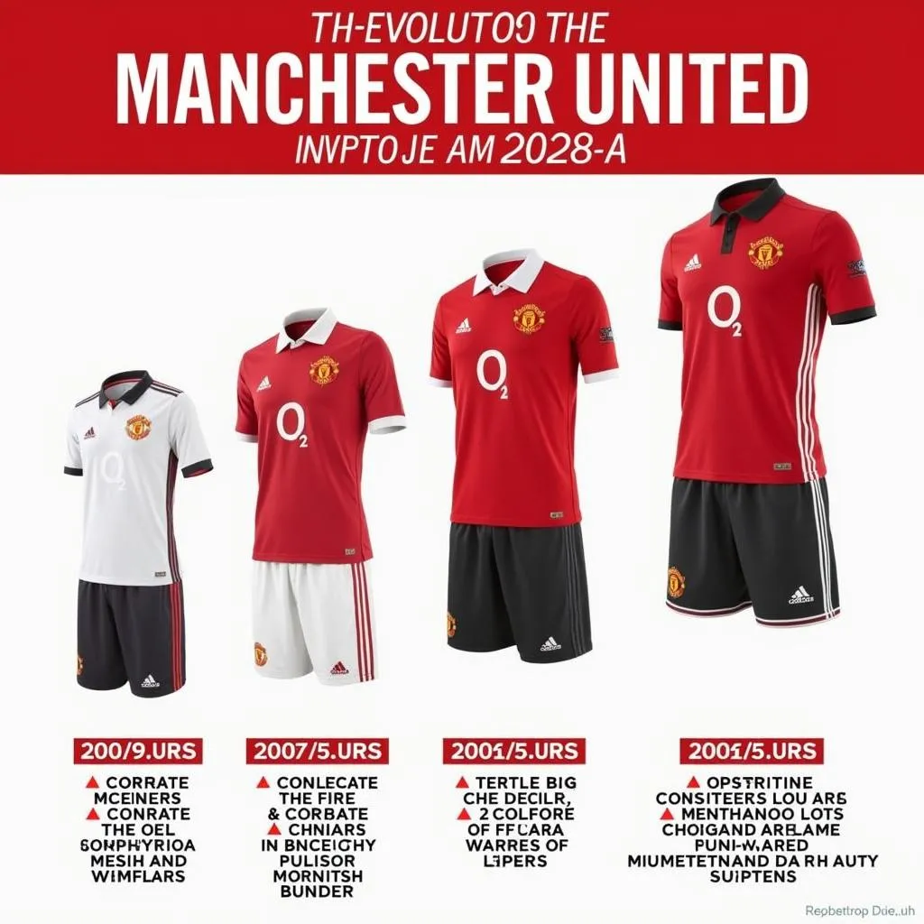 Manchester United Kit Evolution