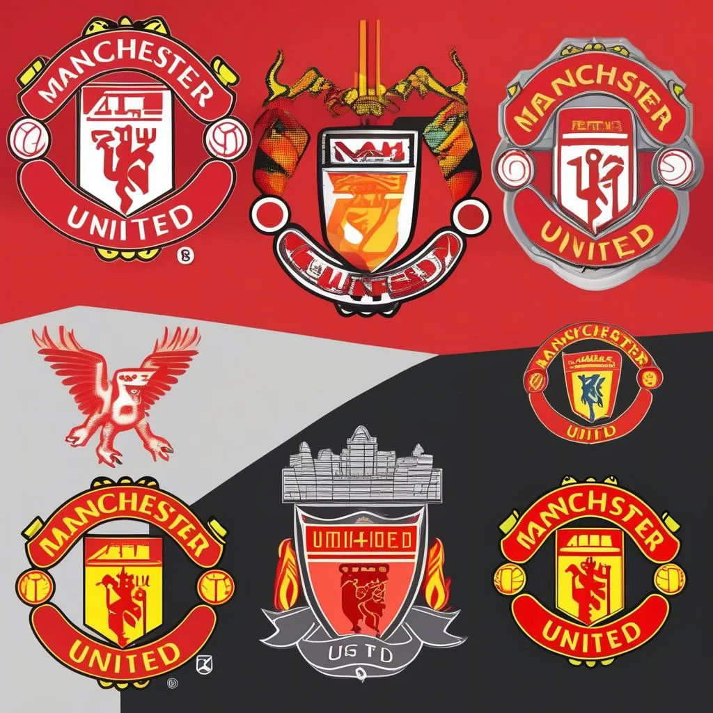 Biểu tượng phát triển của logo Manchester United