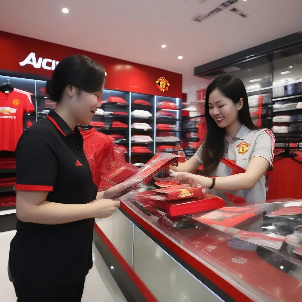 Nhân viên tư vấn tại Manchester United Shop Lê Thanh Nghị